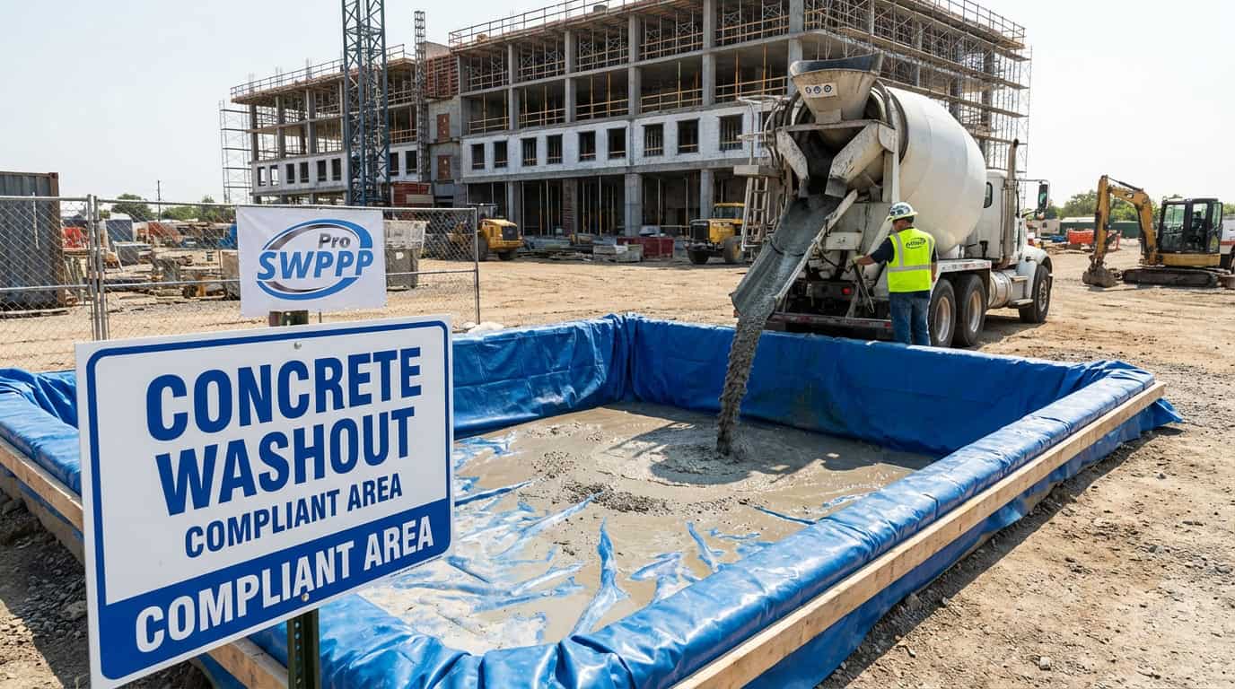 Concrete Washout Area SWPPP Requirements: Complete 2026 Guide