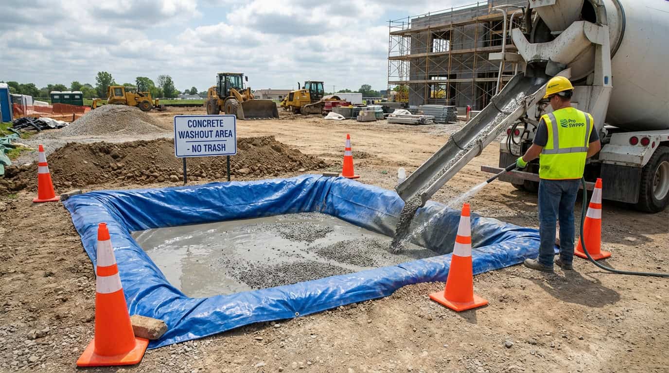 Concrete Washout Area SWPPP Requirements: Compliance Guide 2026