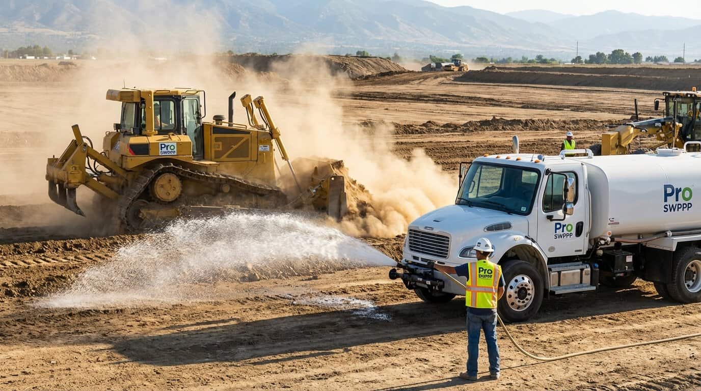 SWPPP Dust Control Requirements for Grading: 2026 Compliance Guide